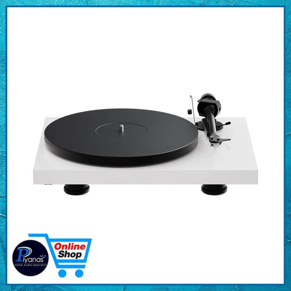 เครื่องเล่นแผ่นเสียง PROJECT : DEBUT CARBON EVO 2 (พร้อมหัวเข็ม PICK IT MM EVO) (HIGH GLOSS WHITE​)